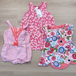 12 month baby girl summer bundle in good-great condition!